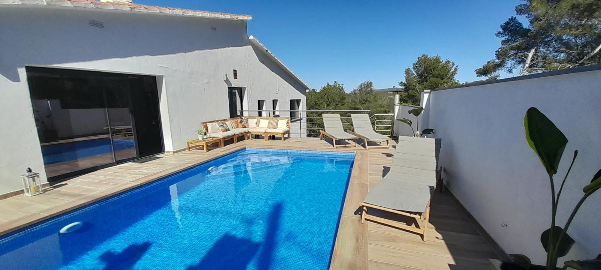 Villa Avril Piscina Privada Y Amplias Terrazas Olivella Exterior foto
